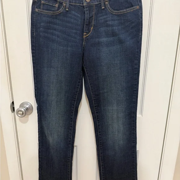 Levi's Demi Curve Classic Straight Leg Jeans Women W29 Zip Fly - Picture 1 of 4
